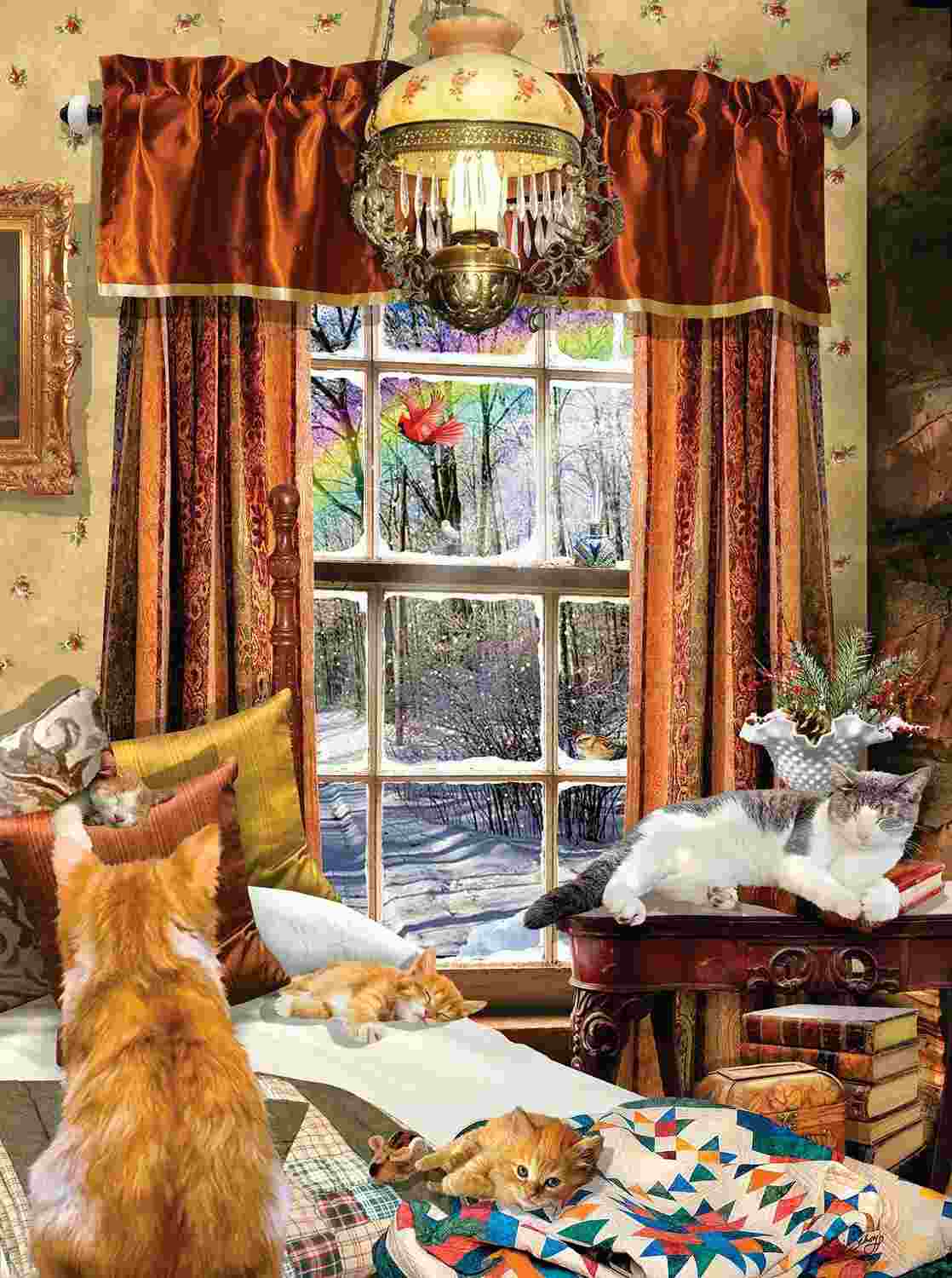 Puzzle Winter Cats