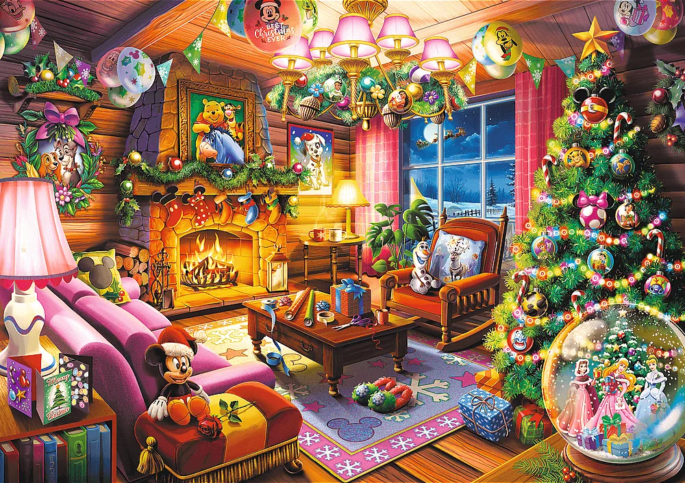 Puzzle Cottage festif Disney