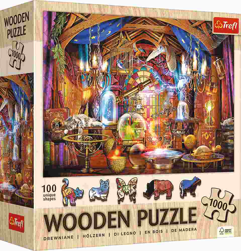 Puzzle Magická komora drevená