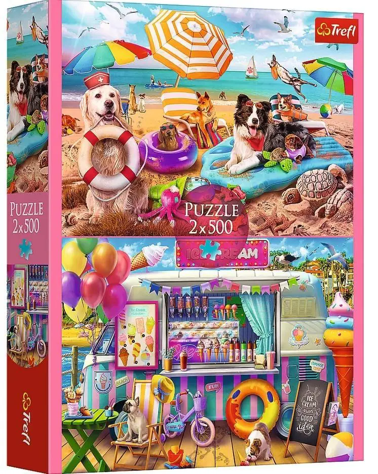 Puzzle 2x500 Temps de vacances