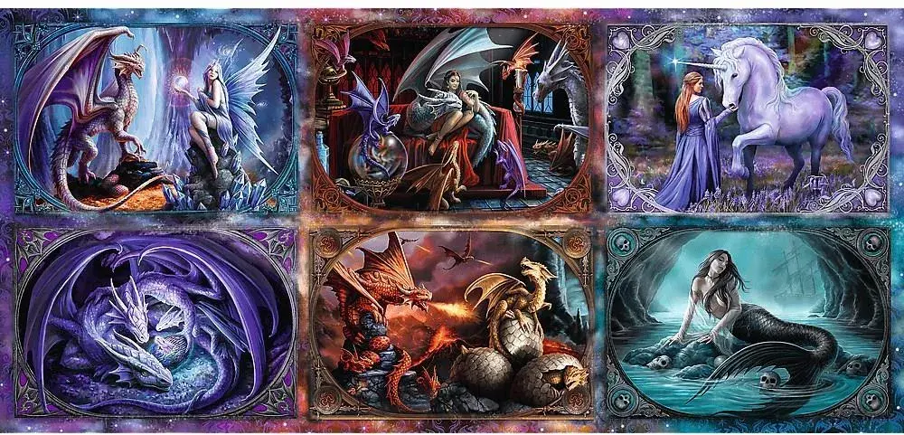 Puzzle Stokes: Creaturi fantastice, 9 000 Număr piese