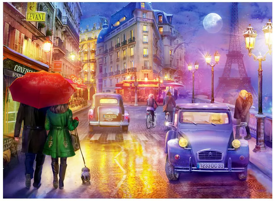 Puzzle Noc v Paríži
