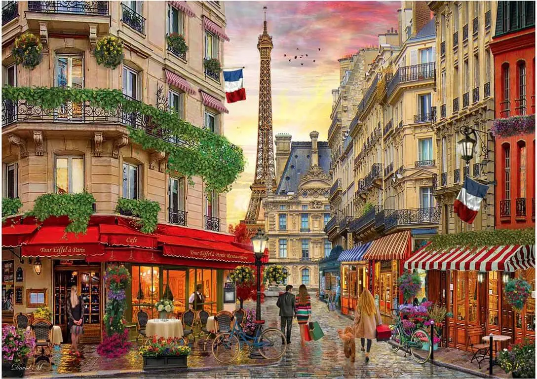 Puzzle Eiffel Cafe
