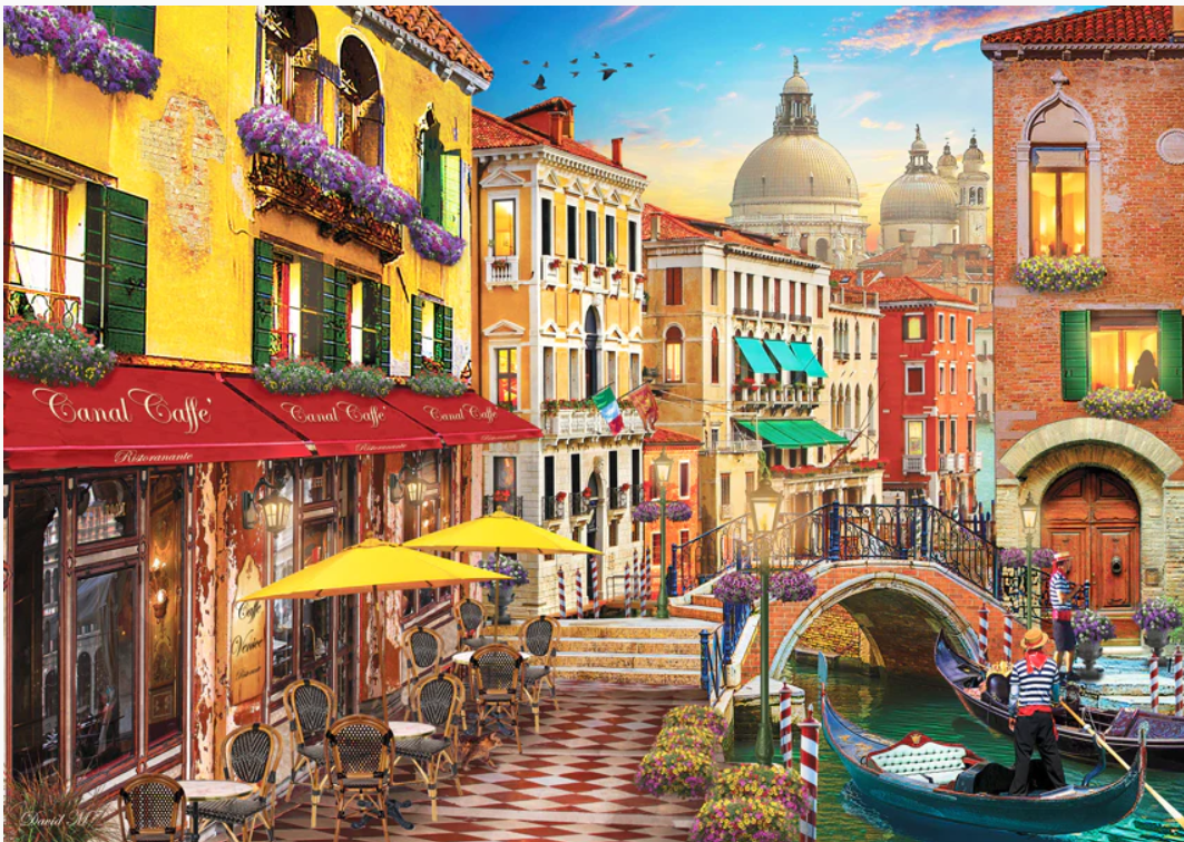 Puzzle Canal Cafe in Venice