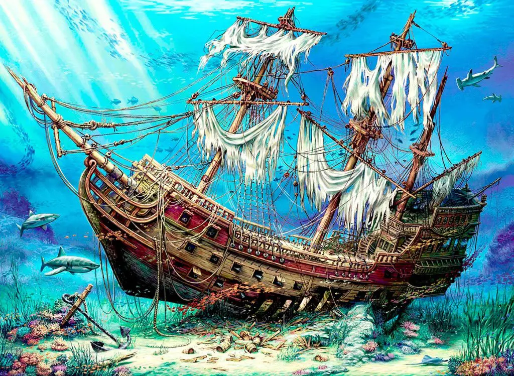 Puzzle Shipwreck Sea
