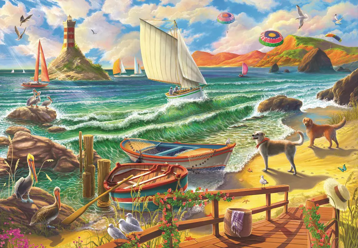 Puzzle Vedere la malul mării