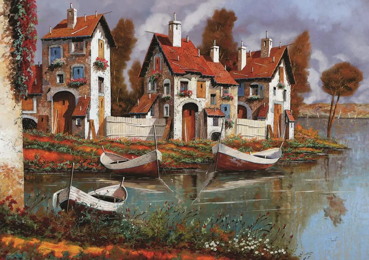 Puzzle Case and Cerchio, Italy