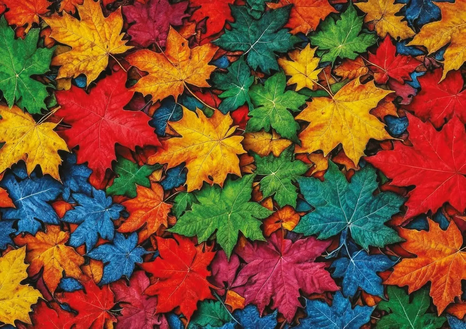 Puzzle Hojas de colores