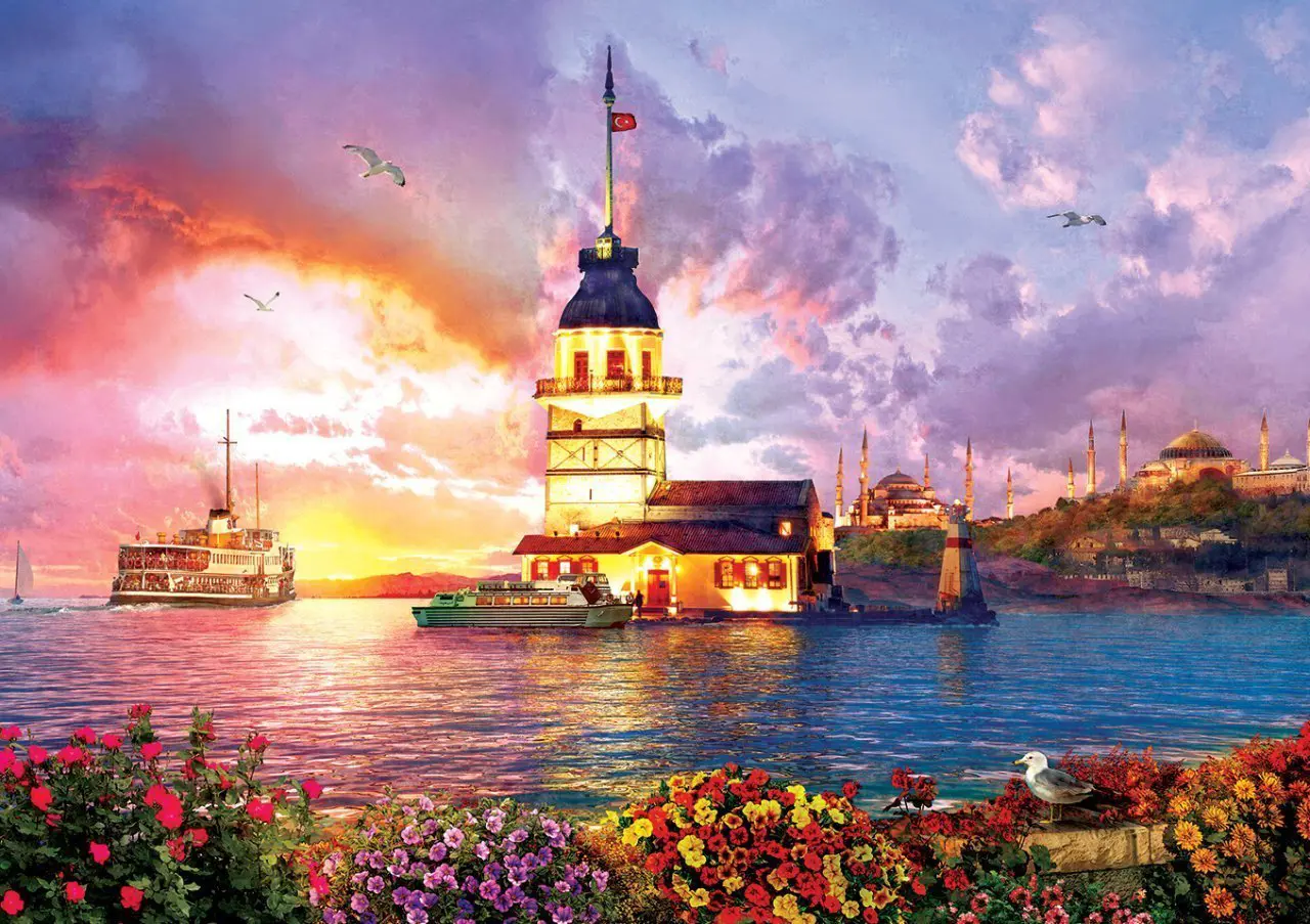 Puzzle Leanderova veža, Istanbul