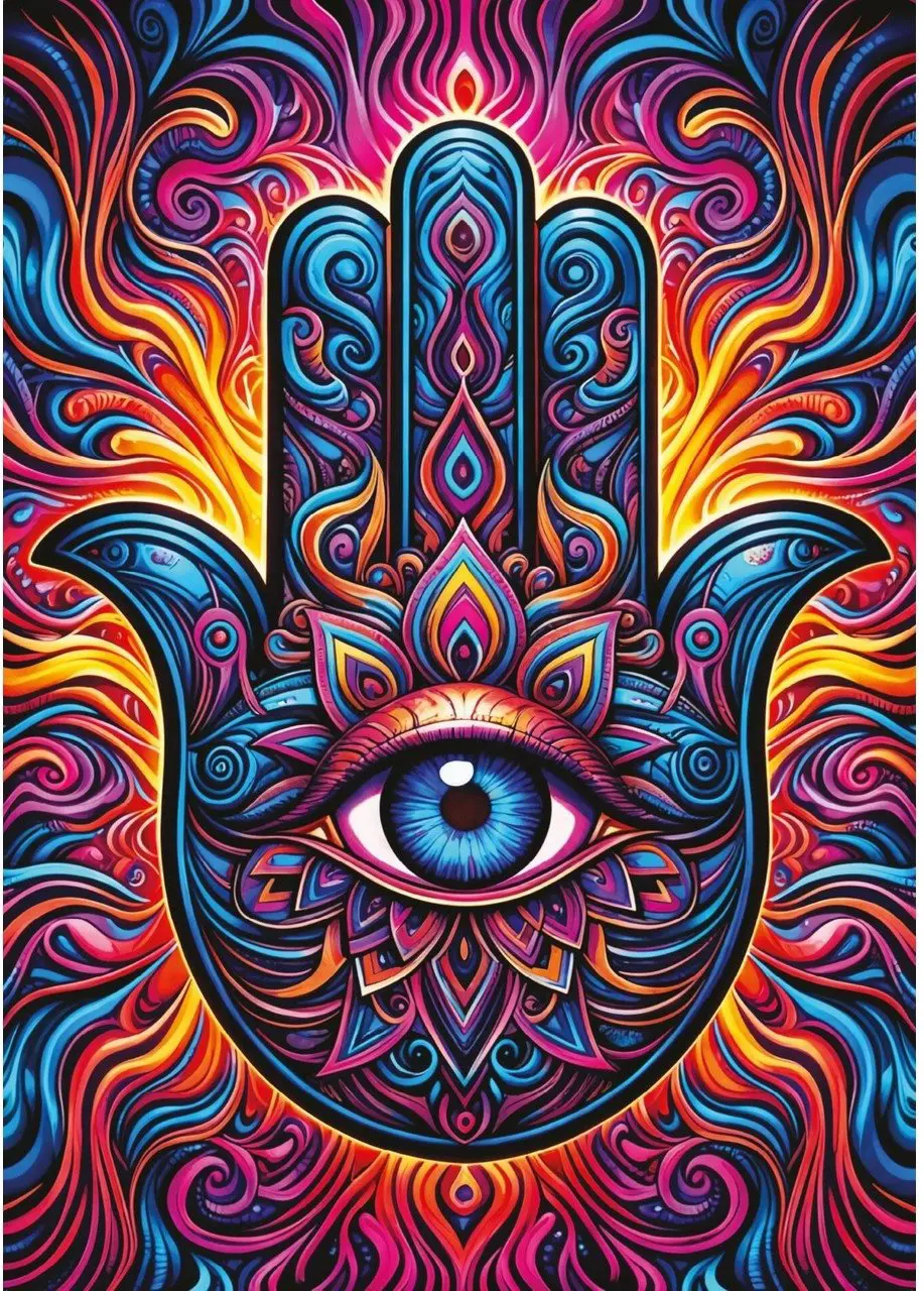 Puzzle Hamsa