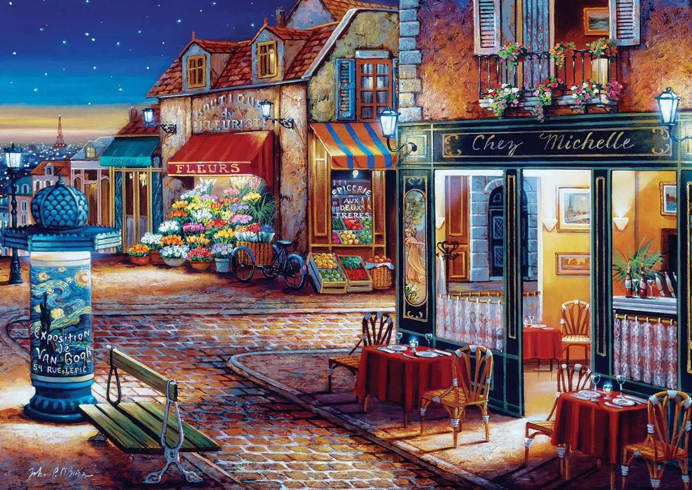 Puzzle Cafe Chez Michelle