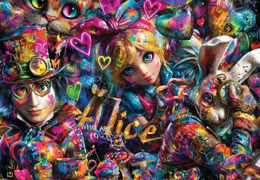 Puzzle Alice in Graffitiland