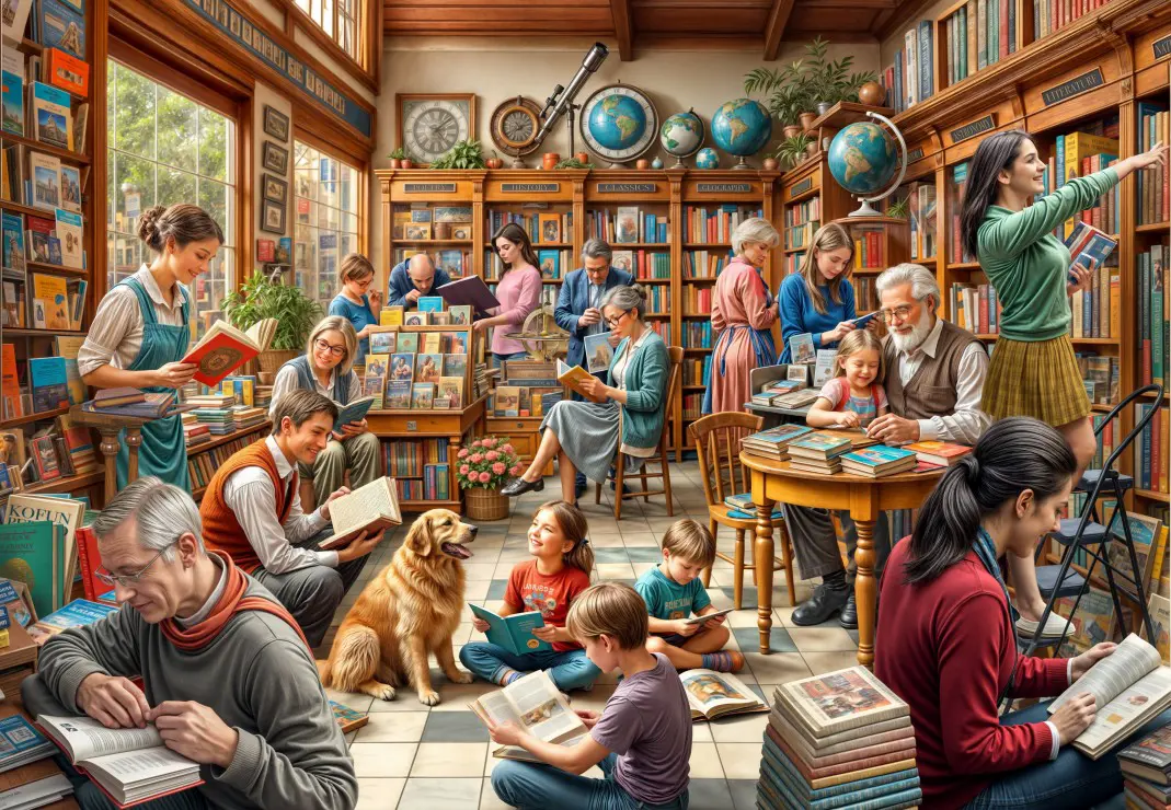 Puzzle Librărie