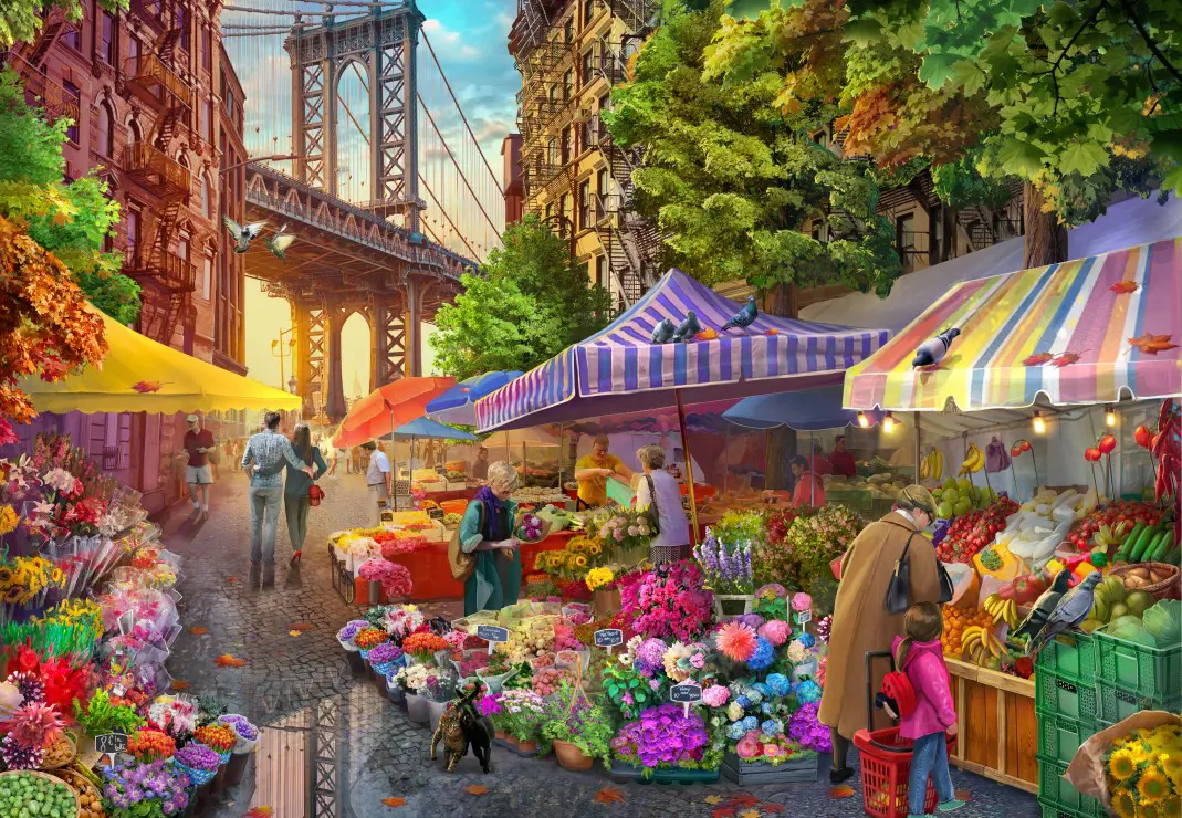 Puzzle Flower Market Brooklyn