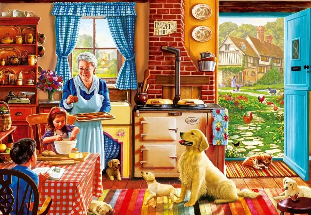 Puzzle Steve Crisp: Interior de la Casita