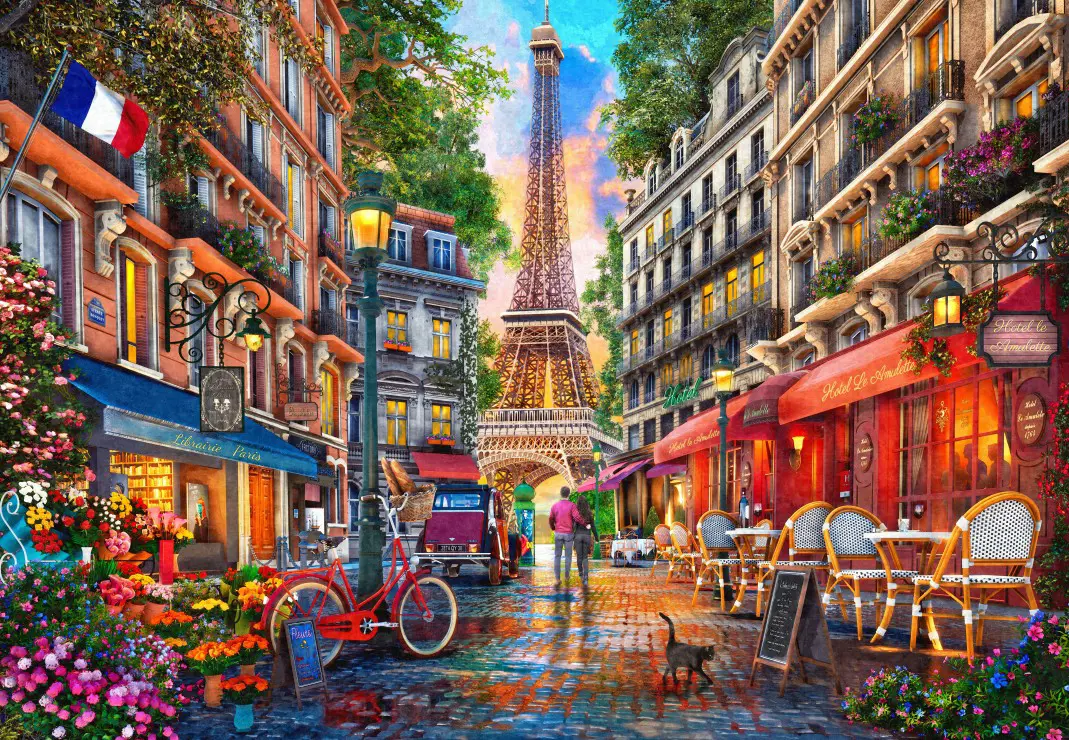 Puzzle Dominic Davison: Párizsi utca
