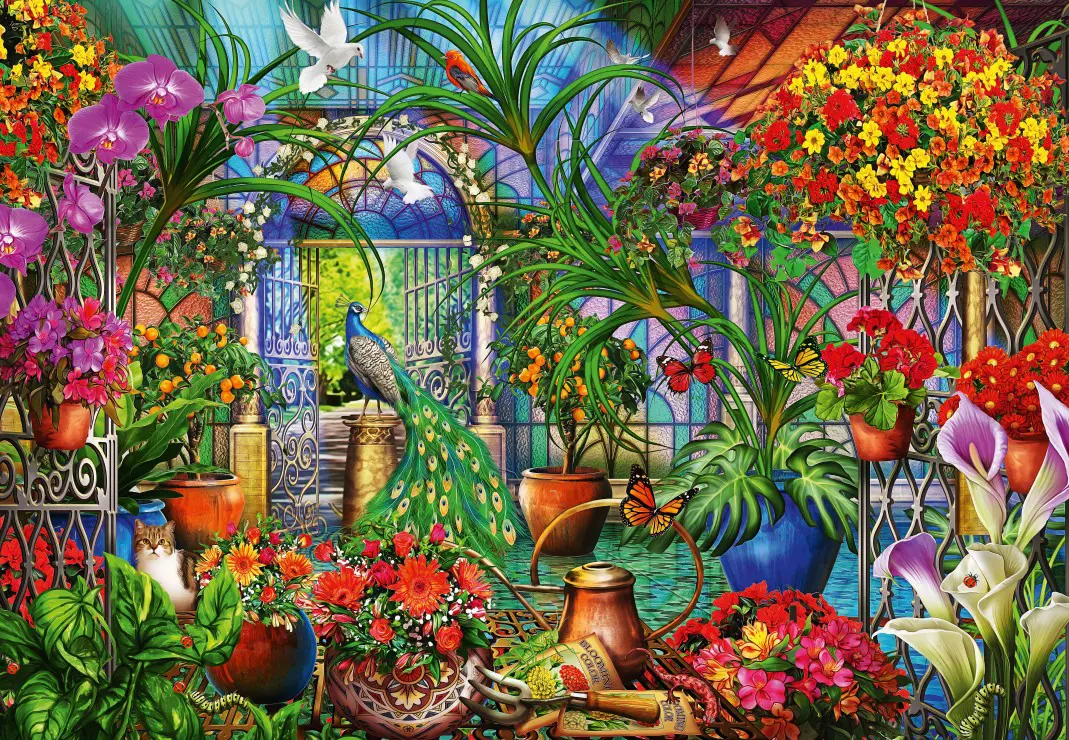 Puzzle Ciro Marchetti: Serre tropicale