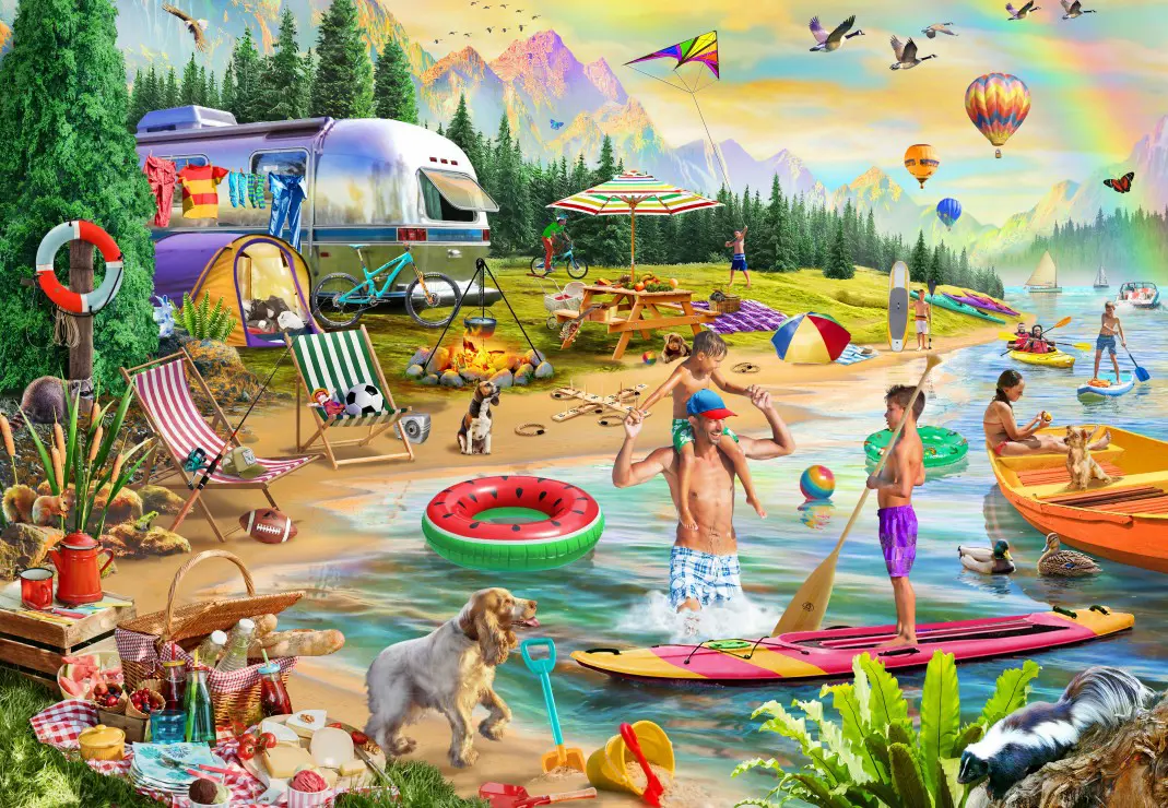 Puzzle Adrian Chesterman: Poletni tabor Lakeside