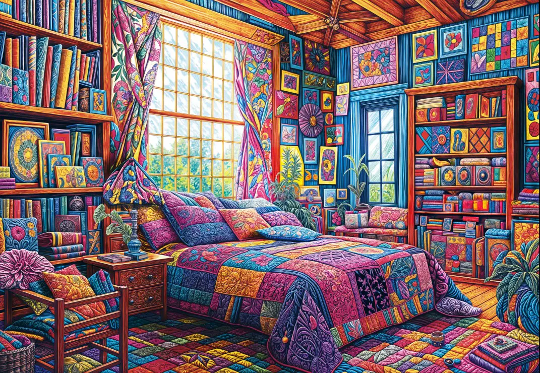 Puzzle My Colorful Bedroom