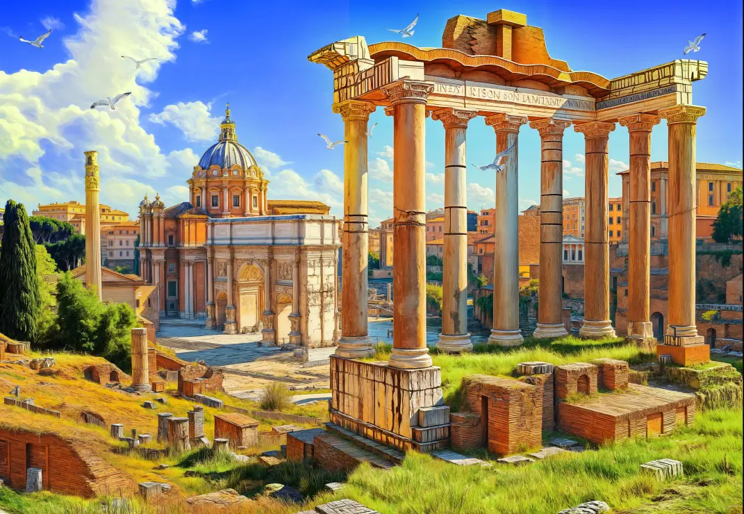 Puzzle Forum Romanum, Rím