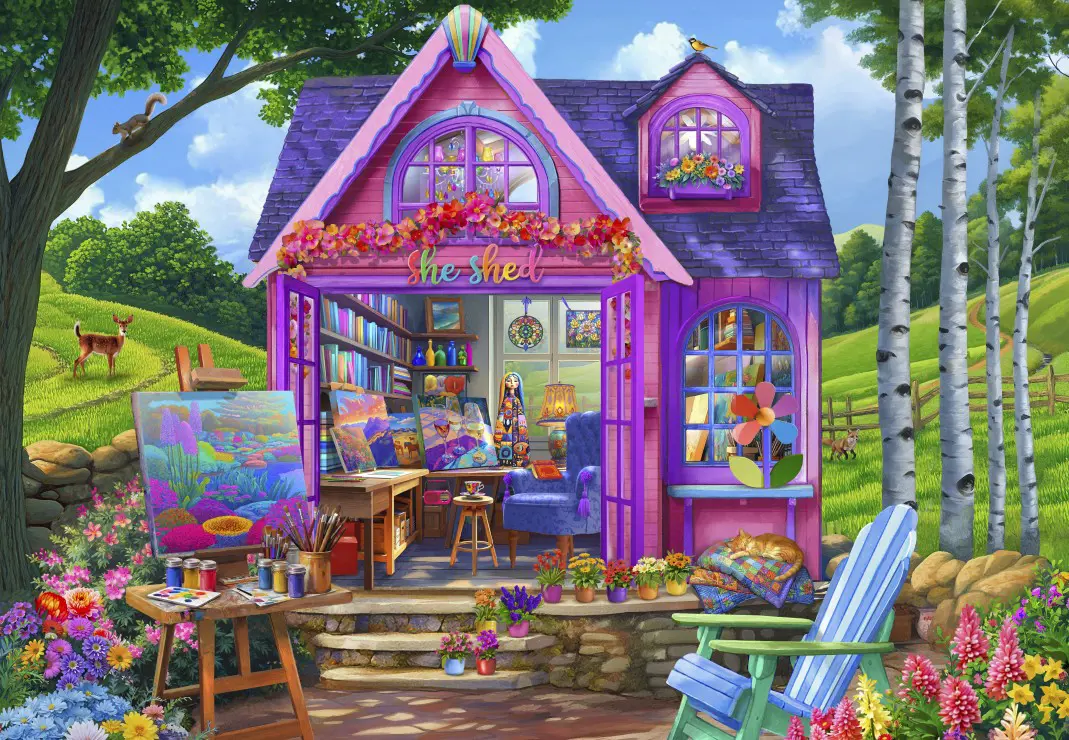 Puzzle She Shed Studio