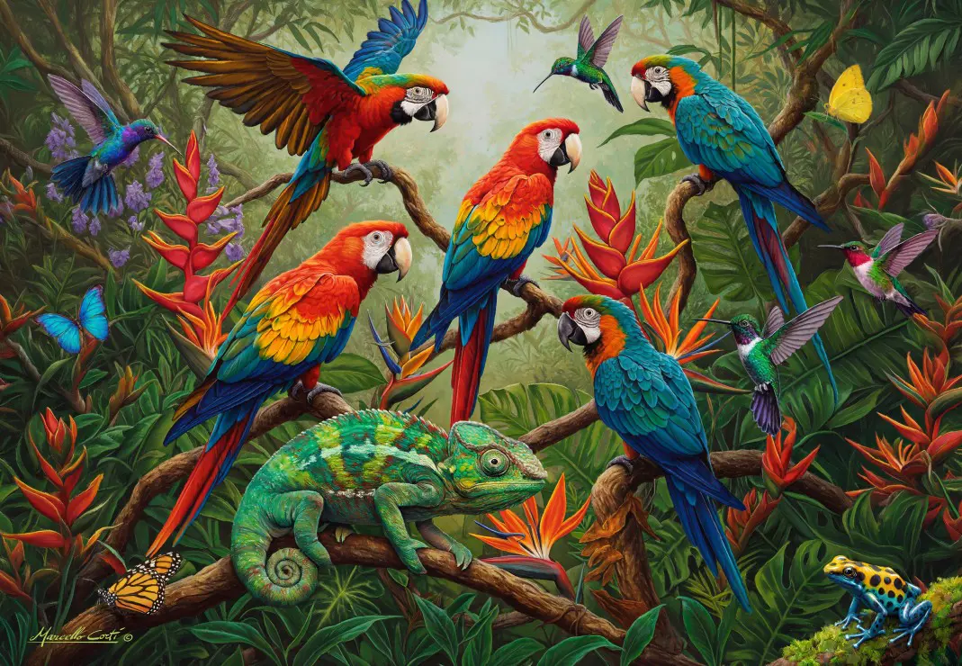 Puzzle Armonía tropical