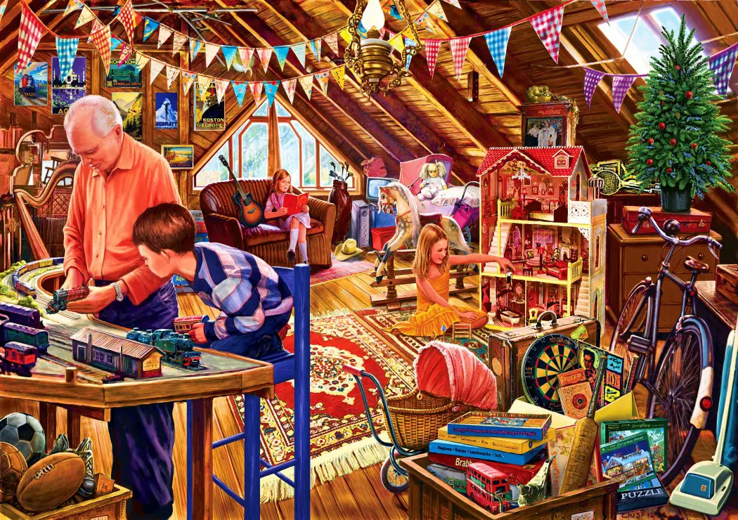 Puzzle Oštro: Vrijeme u potkrovlju