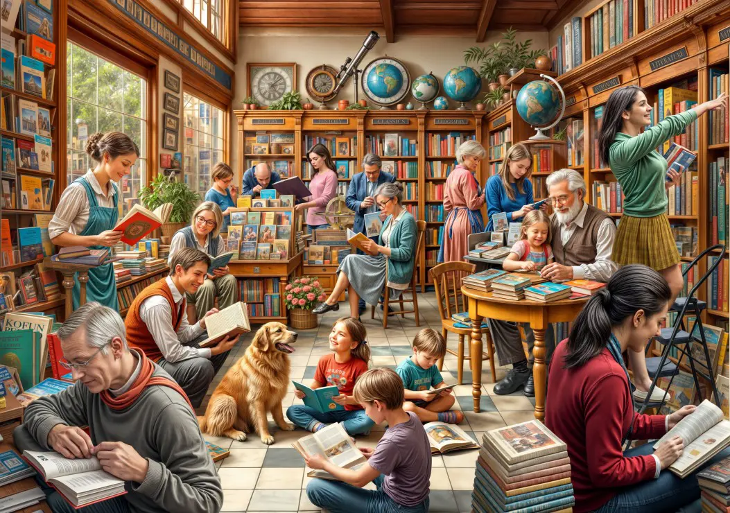 Puzzle Kníhkupectvo