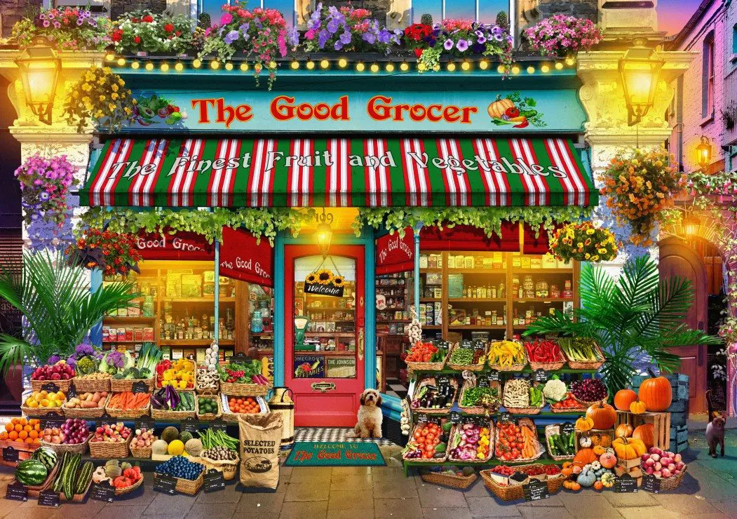 Puzzle Obchod s potravinami