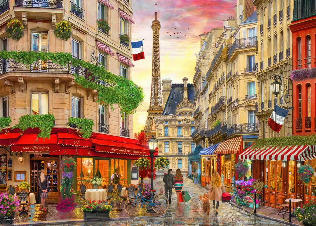 Puzzle Paríž Rendez-vous