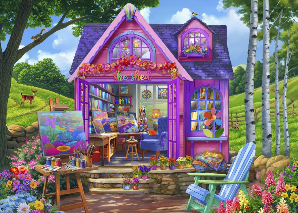 Puzzle She Shed Studio