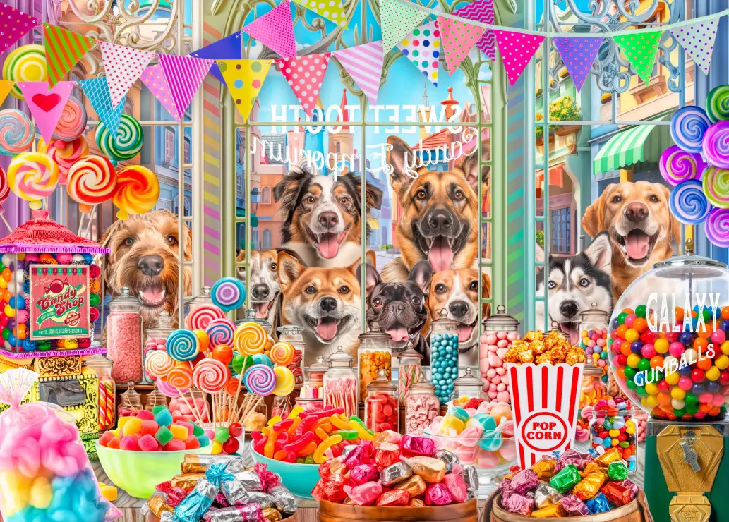 Puzzle Bomboane de dulce