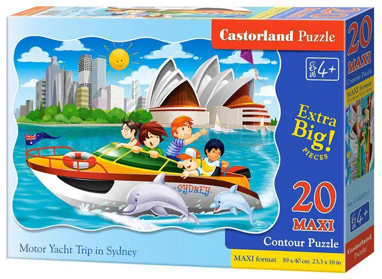 Puzzle Utazás motorcsónakkal Sydneyben, Ausztrália