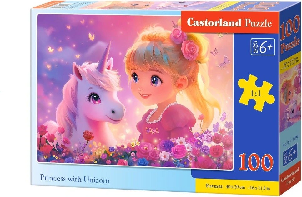 Puzzle Princezná s jednorožcom
