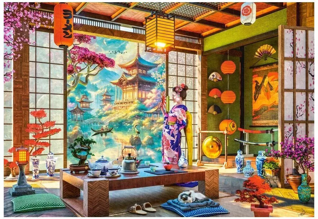Puzzle  Salonul de ceai japonez