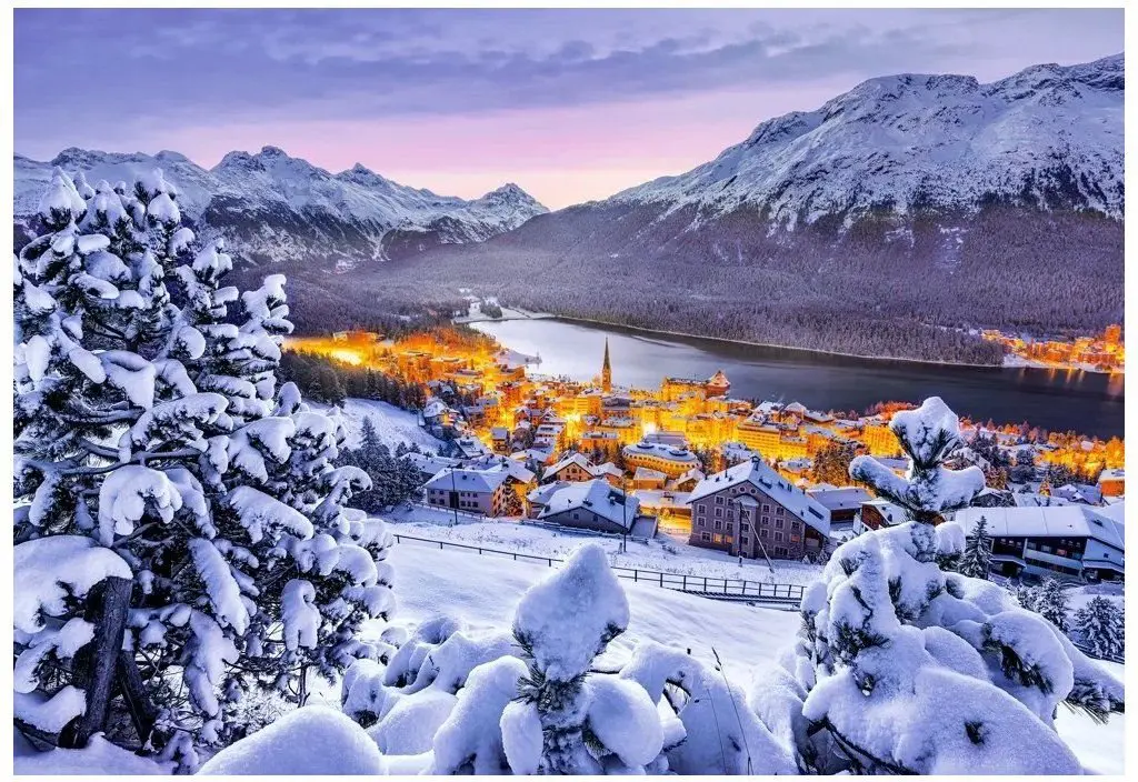 Puzzle St. Moritz, Schweiz