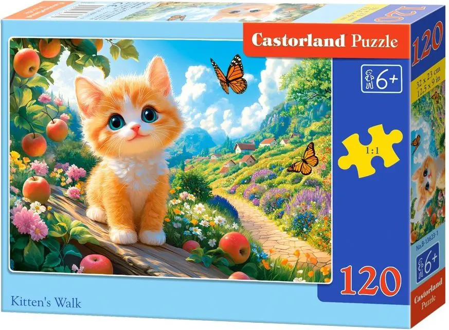 Puzzle  Plimbarea pisoiului