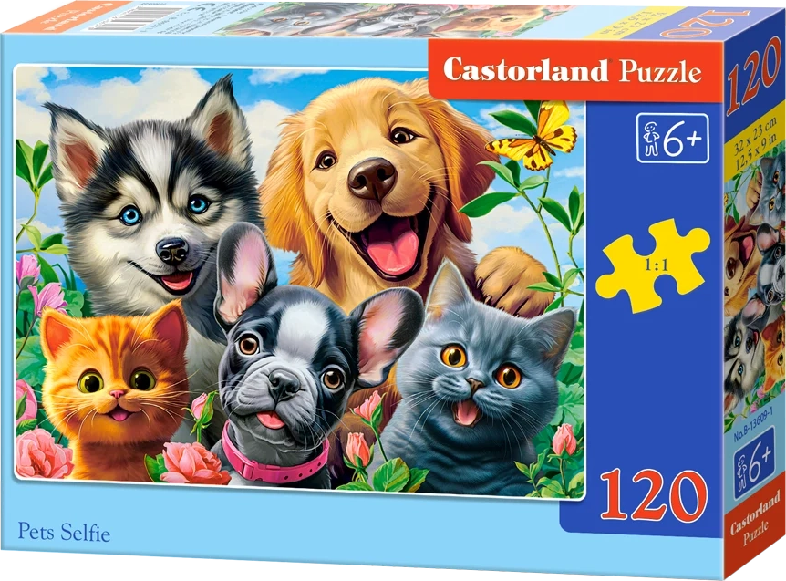 Puzzle Selfie d'animaux de compagnie