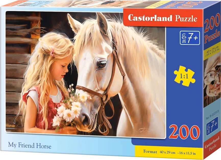 Puzzle Môj priateľ Kôň
