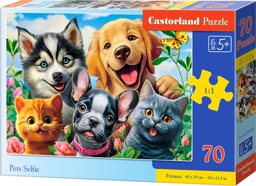 Puzzle Selfie domácich miláčikov