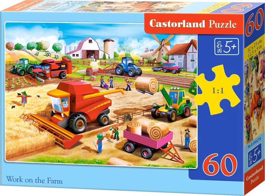 Puzzle Arbeit auf dem Bauernhof
