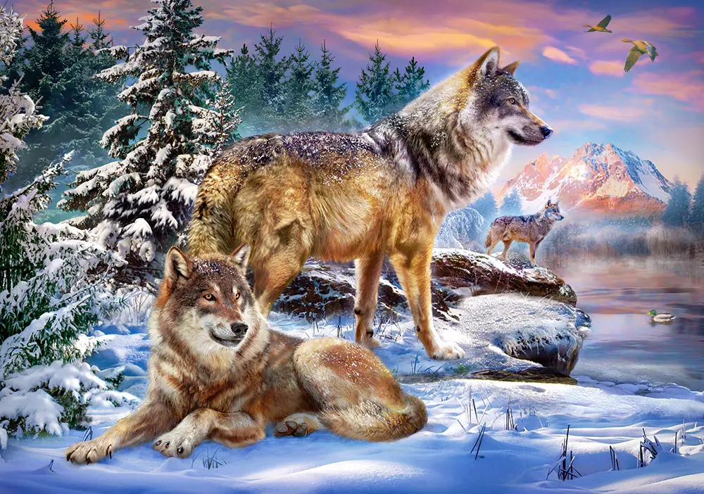 Puzzle Jan Patrik Krasny: Pays des Merveilles des Loups