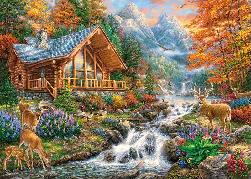 Puzzle Alpský pokoj