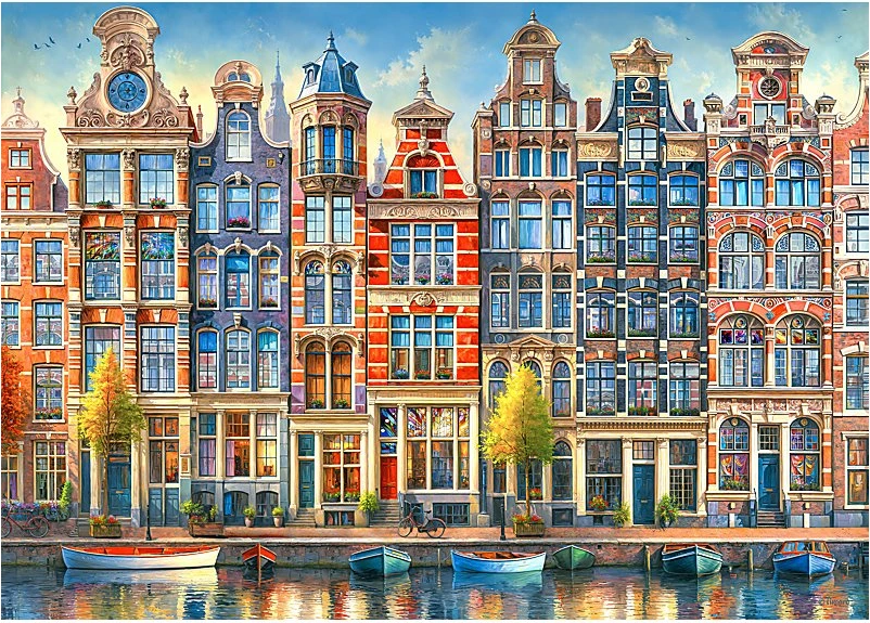 Puzzle Amsterdam Rhythmus