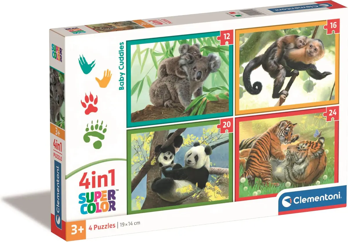 Puzzle 4 az 1-ben Babaölelés