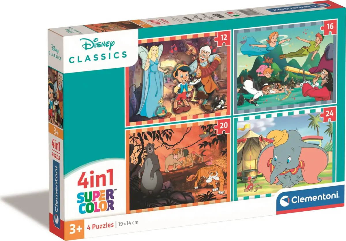 Puzzle 4 az 1-ben Disney Klasszikus