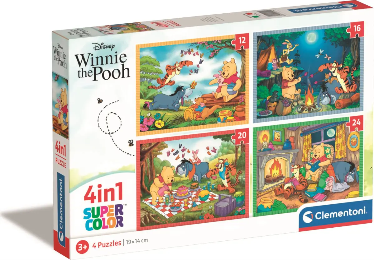 Puzzle 4v1 Winnie The Pooh