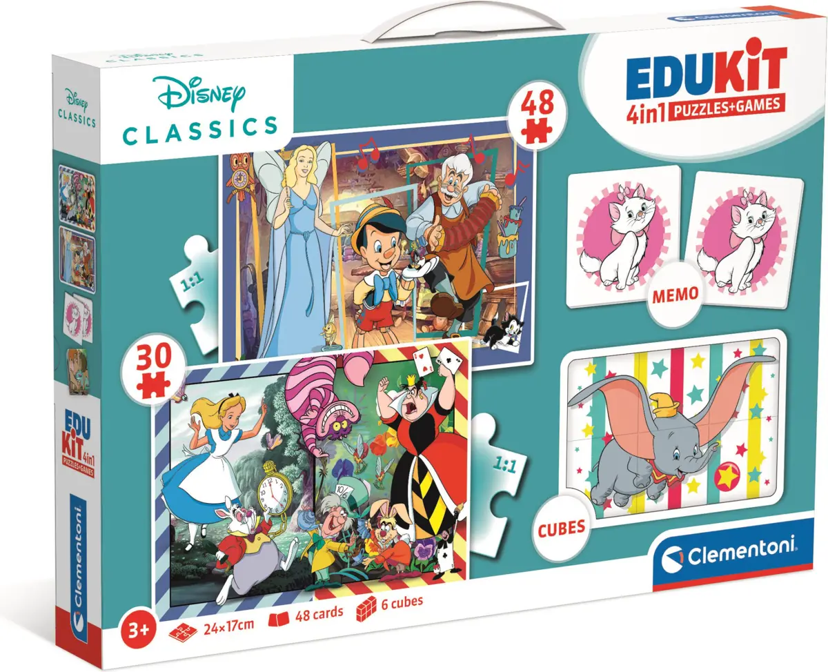 Puzzle Edukit Disney+ kocky+pexeso