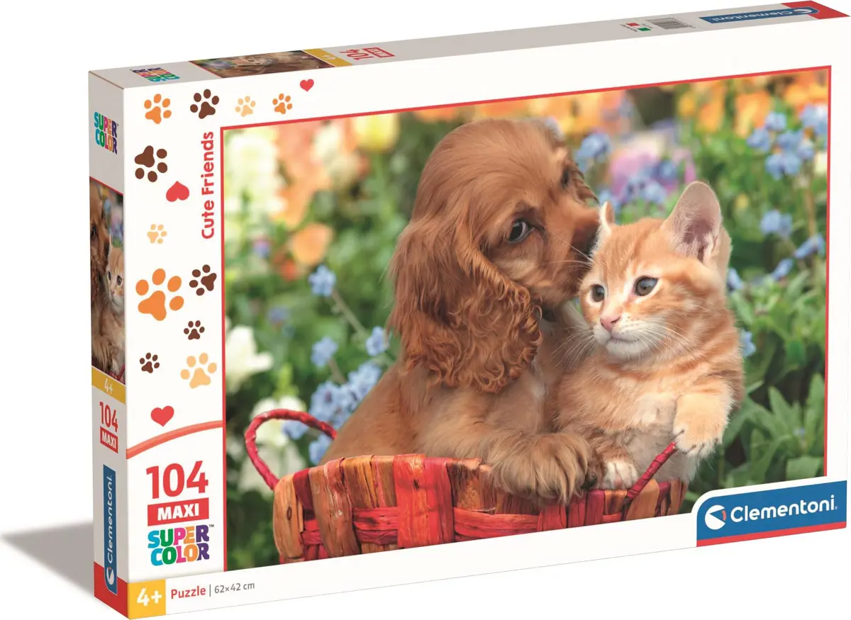 Puzzle Cute Friends 104 maxi