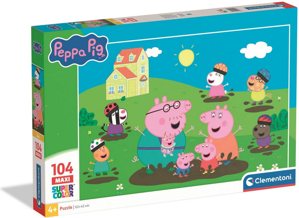 Puzzle Peppa Pig: Jumping in the mud maxi